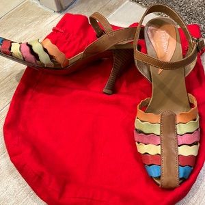 Rainbow heels